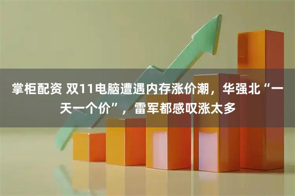掌柜配资 双11电脑遭遇内存涨价潮，华强北“一天一个价”，雷军都感叹涨太多